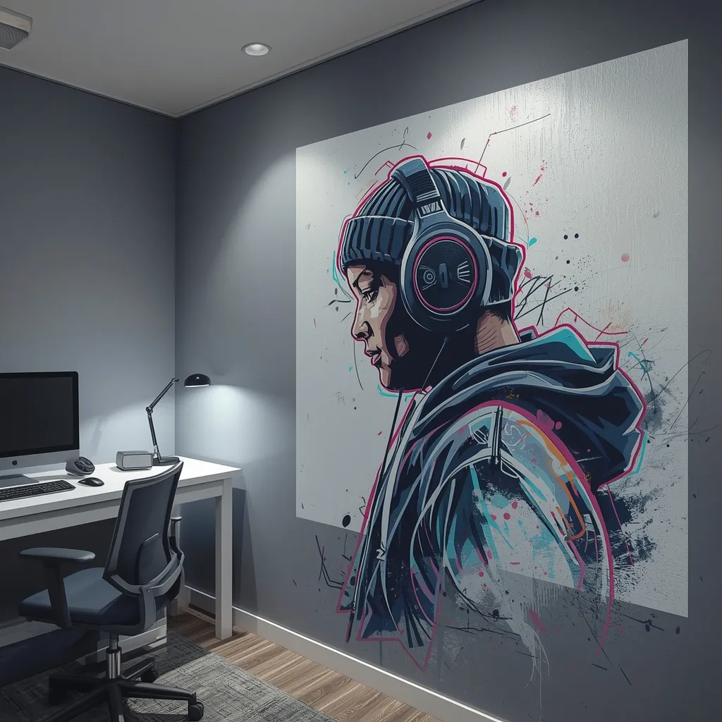 impression murale - chambre